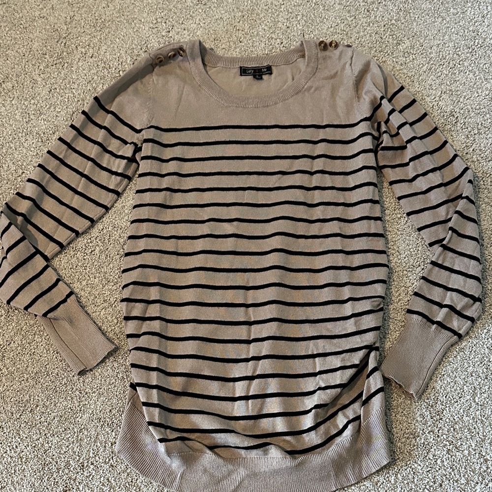 Striped Crew Neck Sweater